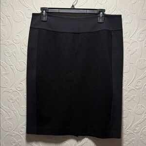 Eileen Fisher Classic Black Pencil Skirt